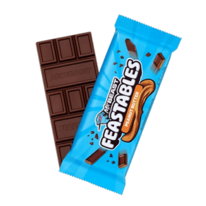 Feastables MrBeast Peanut Butter Chocolate Crunch Bar, 2.1 oz 60g