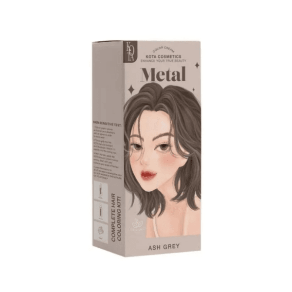 Kota Cosmetics Metal Hair Color - Ash Grey 100ml