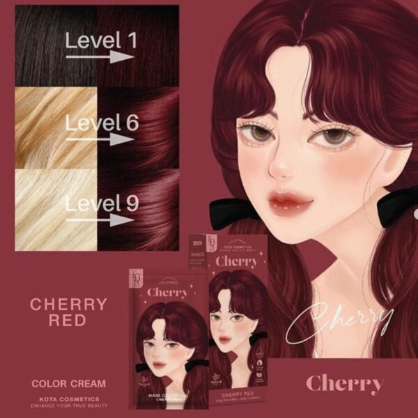 Kota cosmetics Color Cream Cherry 100ml Cherry Red