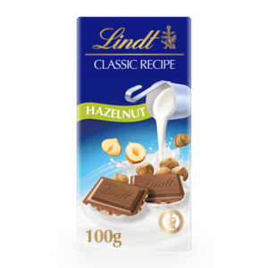 Lindt Hazelnut Noisette Milk Chocolate, 100 g