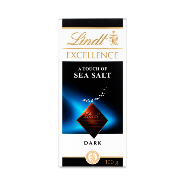Lindt Excellence Sea Salt Chocolate Bar 100g