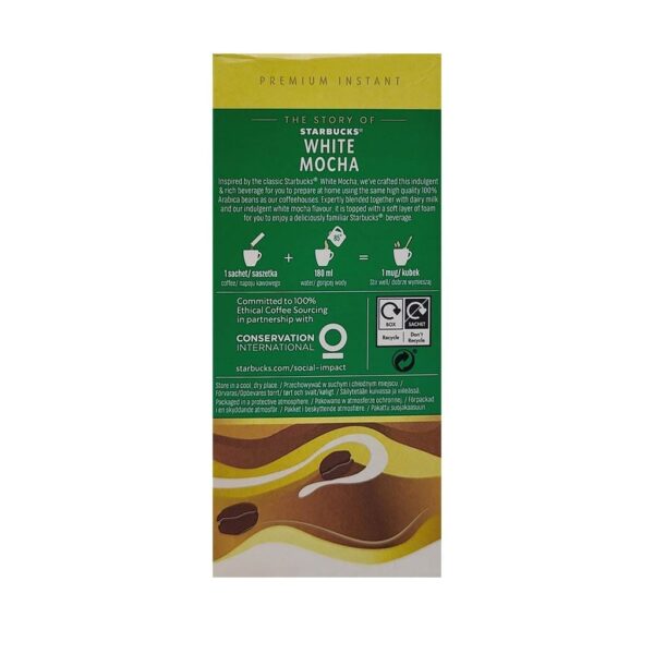 Starbucks Premium Instant White Mocha Indulgent & Rich-120 gram (5x24g)