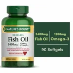 Nature's Bounty Fish Oil (Omega-3) 2,400 mg per serving, 90 Softgels
