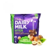 Chocolate Cadbury Dairy Milk BITES HAPPY HAZELNUT Bag 120g Coklat