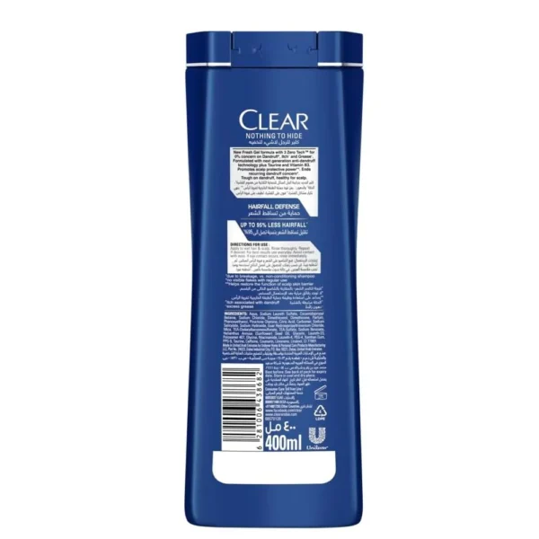 Clear shampoo + conditioner for men with coffee extract_400 ml