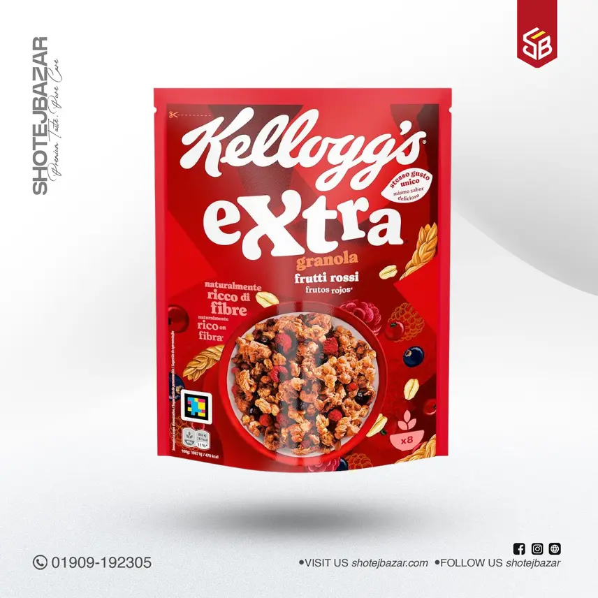 Kellogg’s Cereali Extra Gusto Frutti Rossi Granola 375g