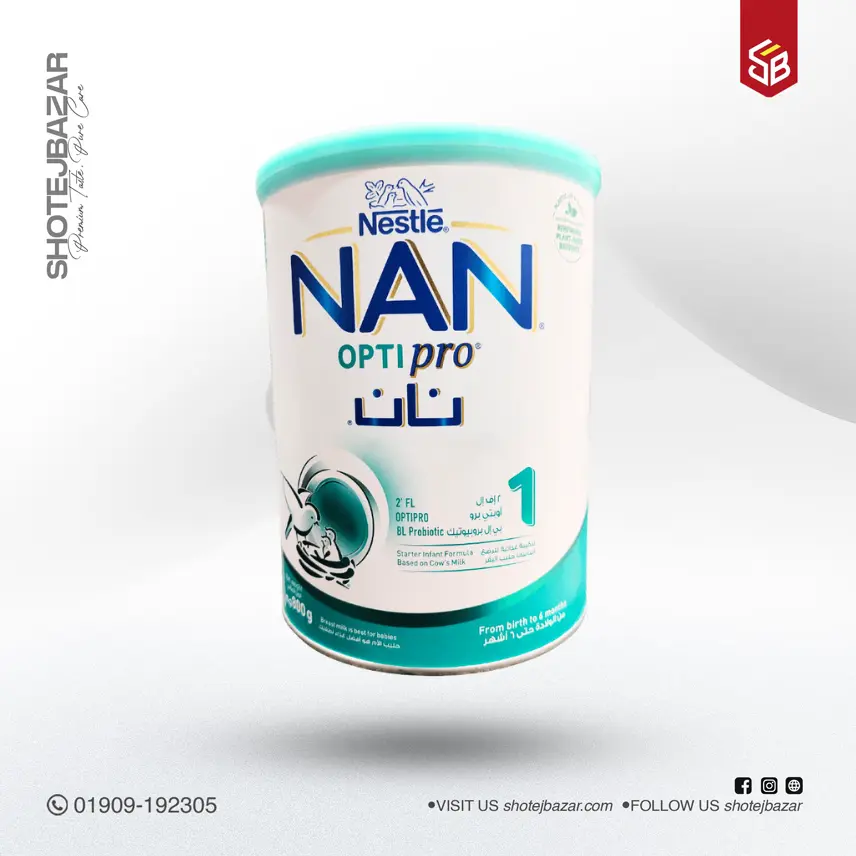Nestle NAN Optipro Stage 1, Infant Formula, From 0 to 6 Months, Tin, 800g