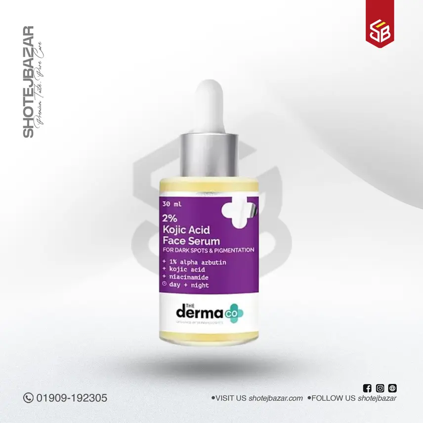 206 The Derma Co. 2% Kojic Acid Serum For Dark Spots And Pigmentation, 30 ml - Image 1
