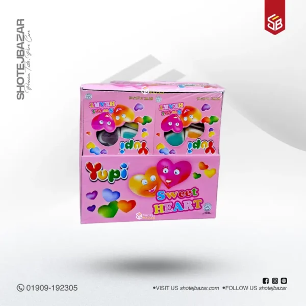 Yupi Sweet Heart 14gm 24pcs (Thailand) - Image 1