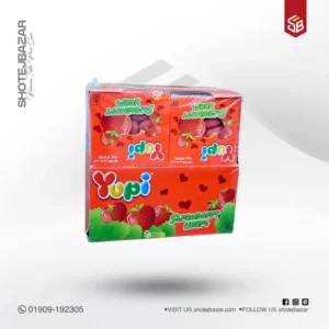 Yupi Strawberry Heart 14gm 24 pcs (Thailand)