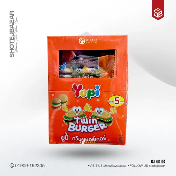 Yupi Twin Burger 14gm 12 pcs (Thailand) - Image 1