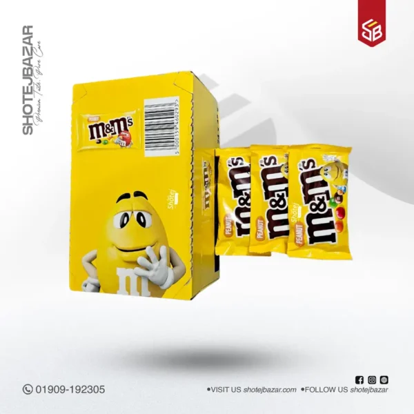 M&Ms Peanut 1Box 45gm 24pcs (Netherland) - Image 1