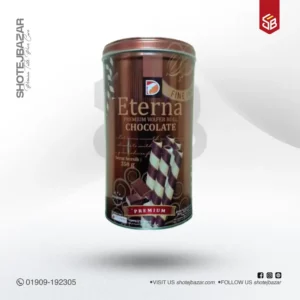 Eterna Wafer Roll Chocolate 1 Jar 200gm (Indonesia)