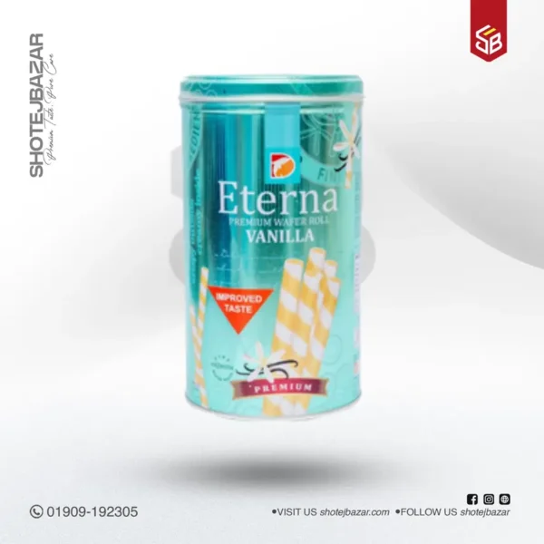 Eterna Wafer Roll Vanila 1 Jar 200gm (Indonesia) - Image 1